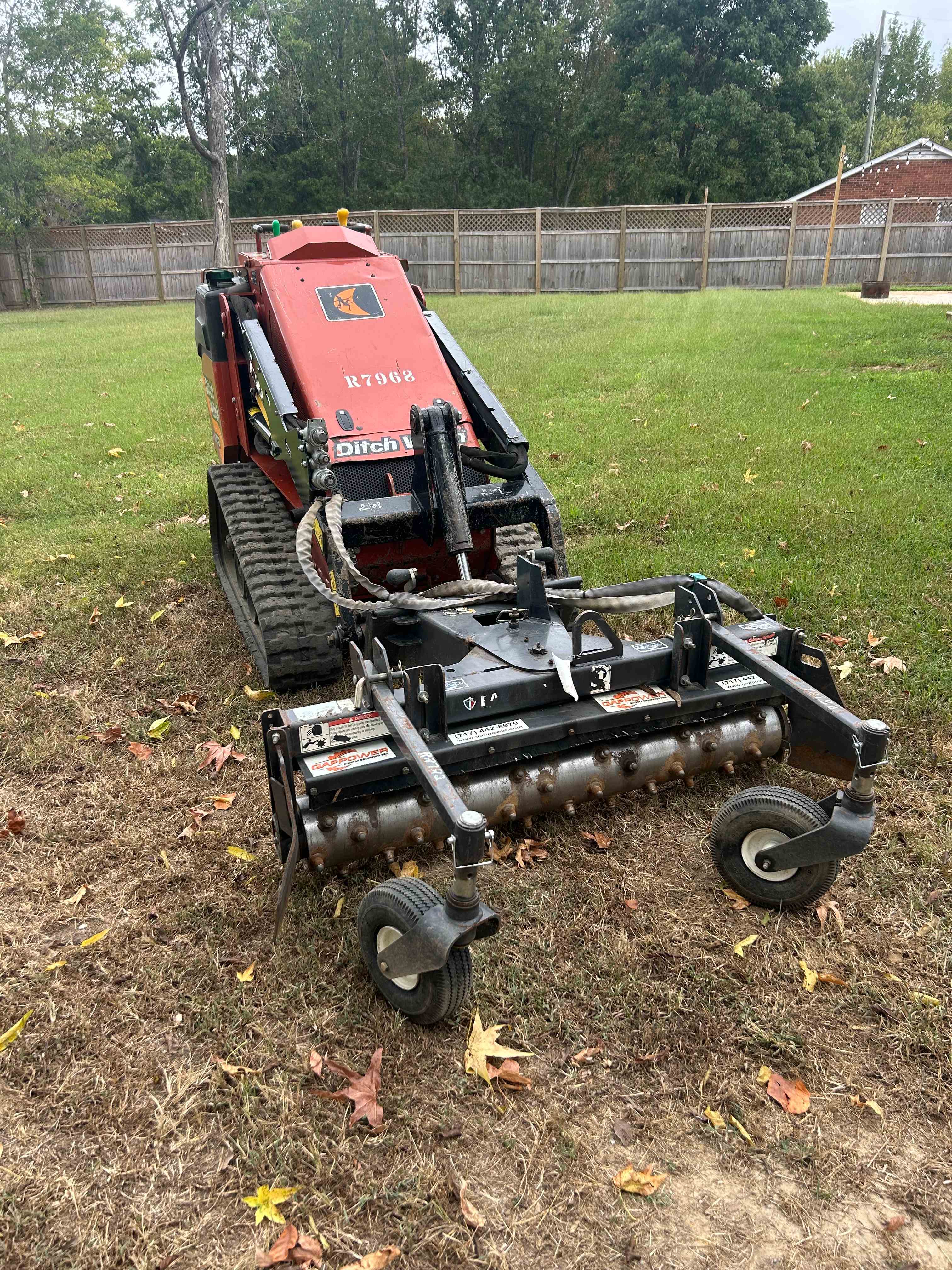 Harley rake attachment for rent near Nashville, TN – Ditch Witch Sk800