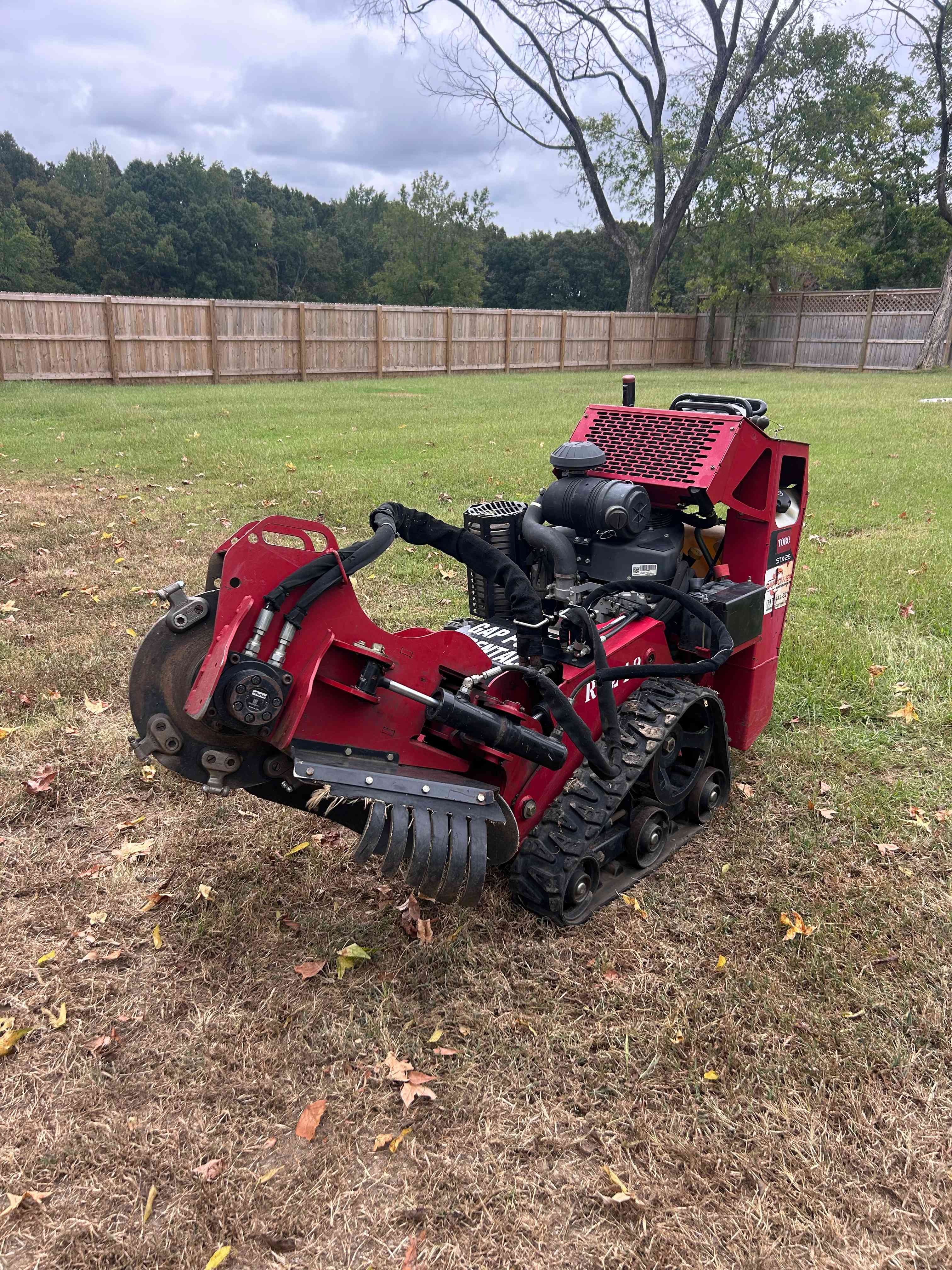 Toro Stump Grinder STX-26 for rent near Nashville, TN – Mike's Equipment LLC